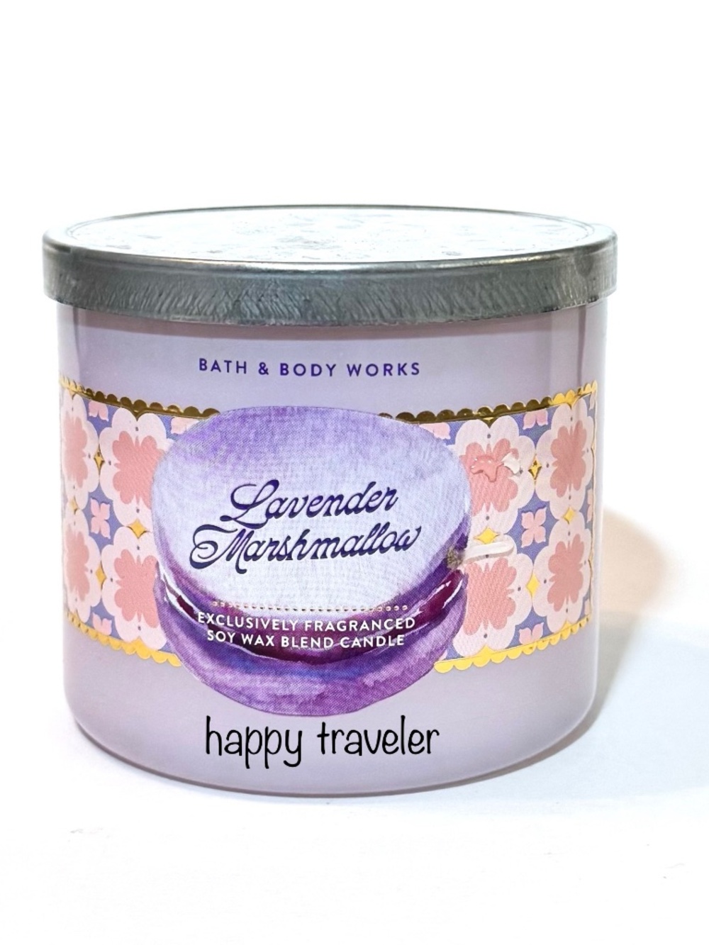 LAVENDER MARSHMALLOW 3 Wick Candle